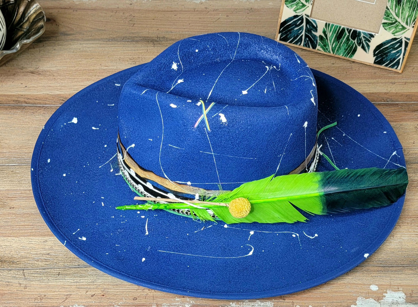 Delta Blue Fedora Hat