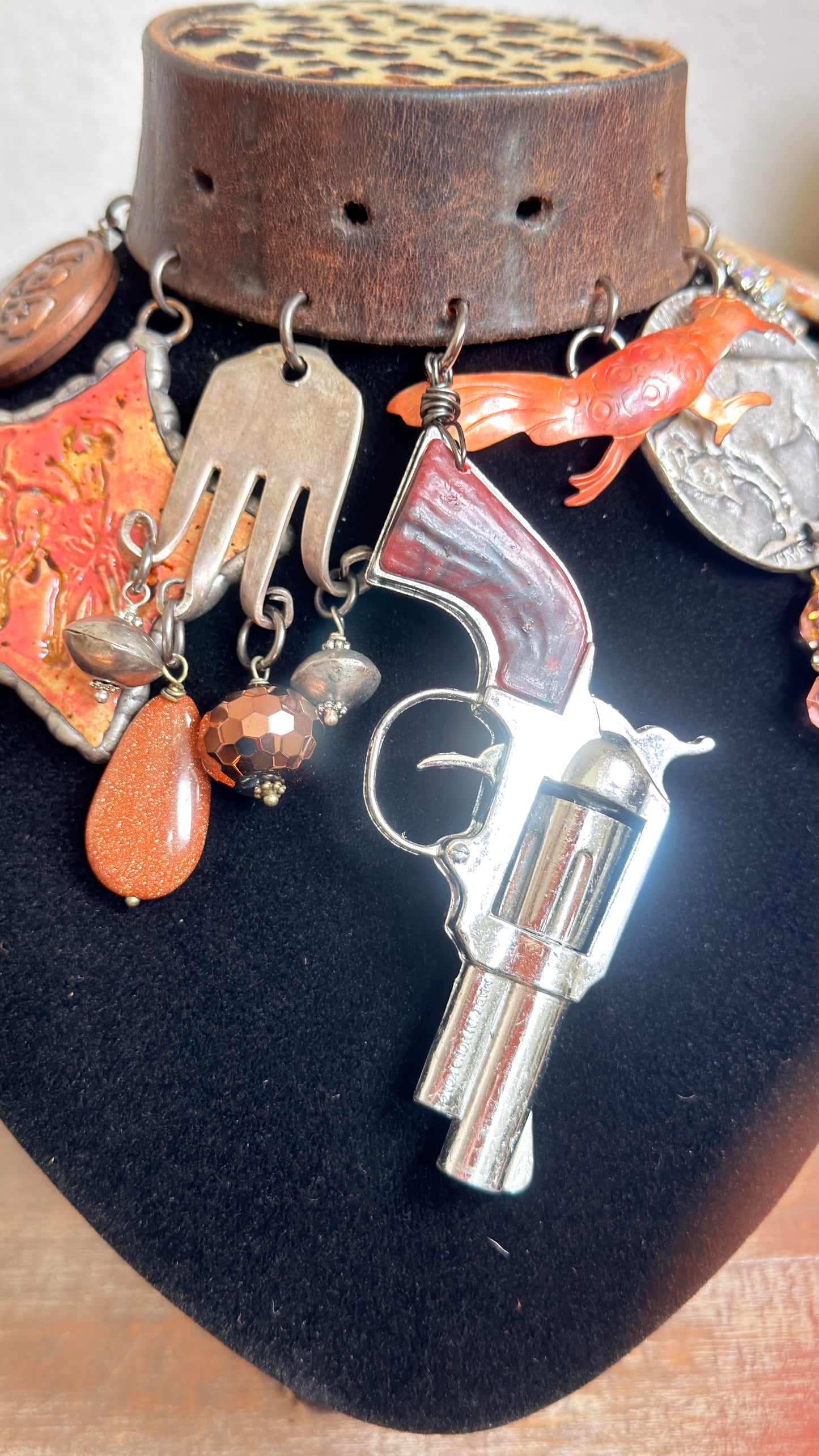 Gunsmoke & Glam Choker