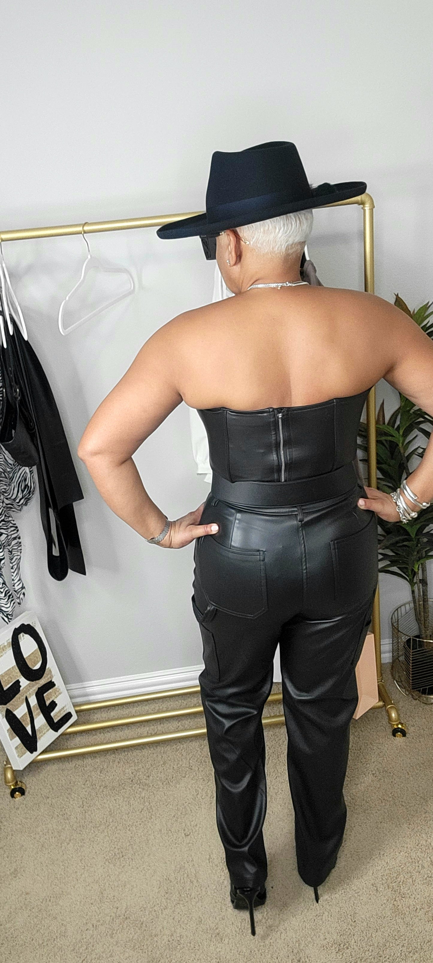 Carmin Vegan Leather Pants