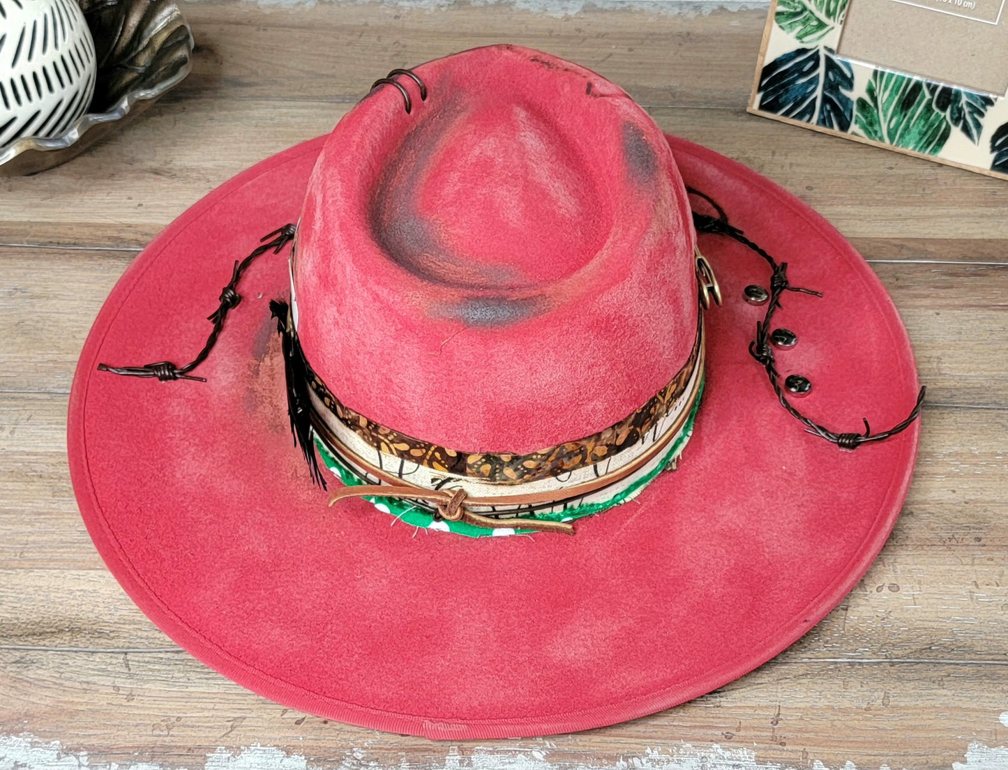 Red Head Fedora Hat