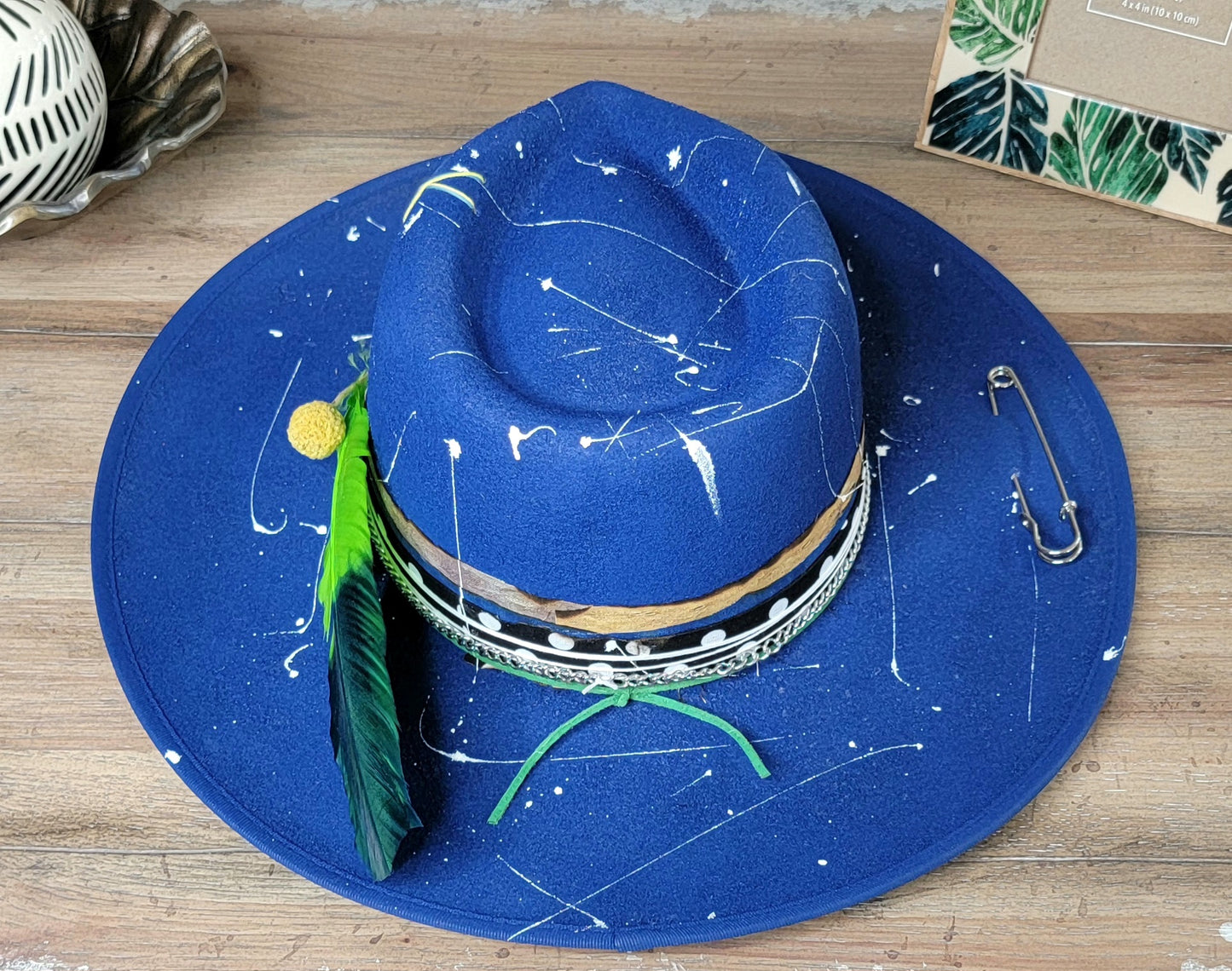 Delta Blue Fedora Hat