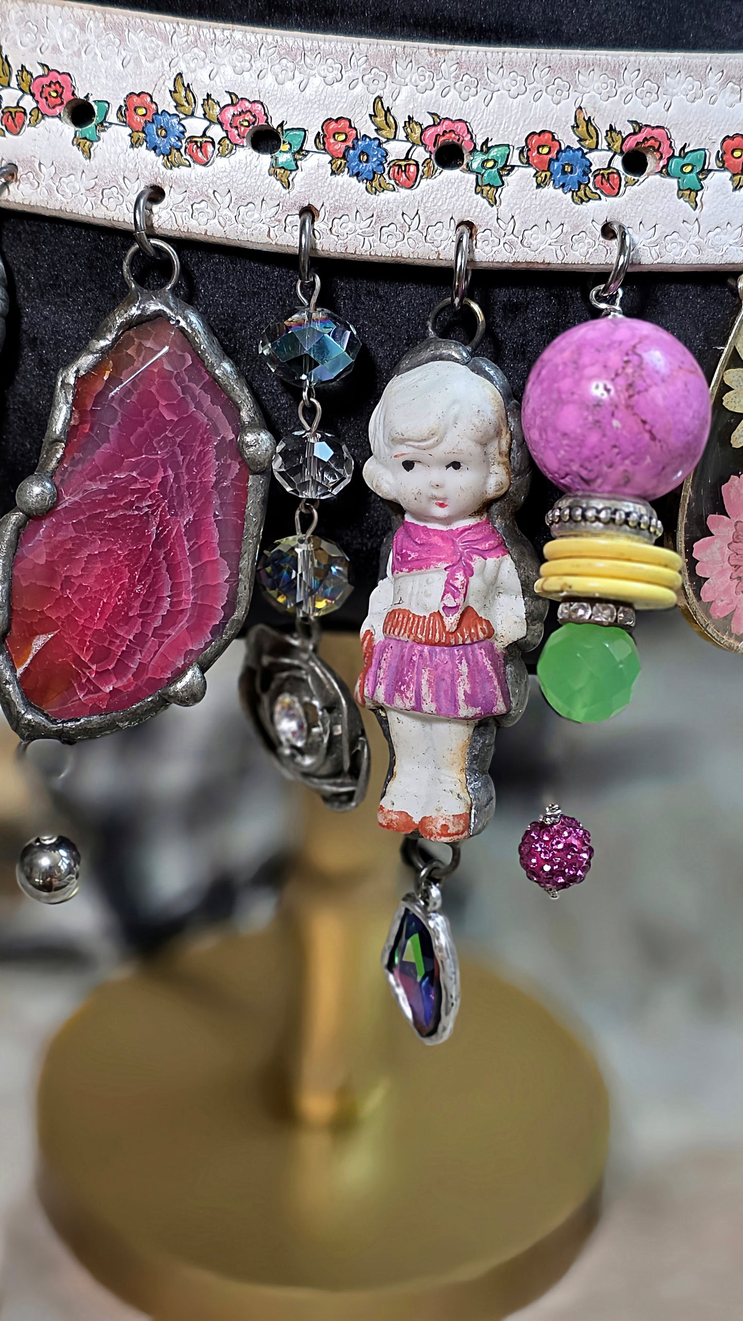 Vintage Garden Whimsy Choker