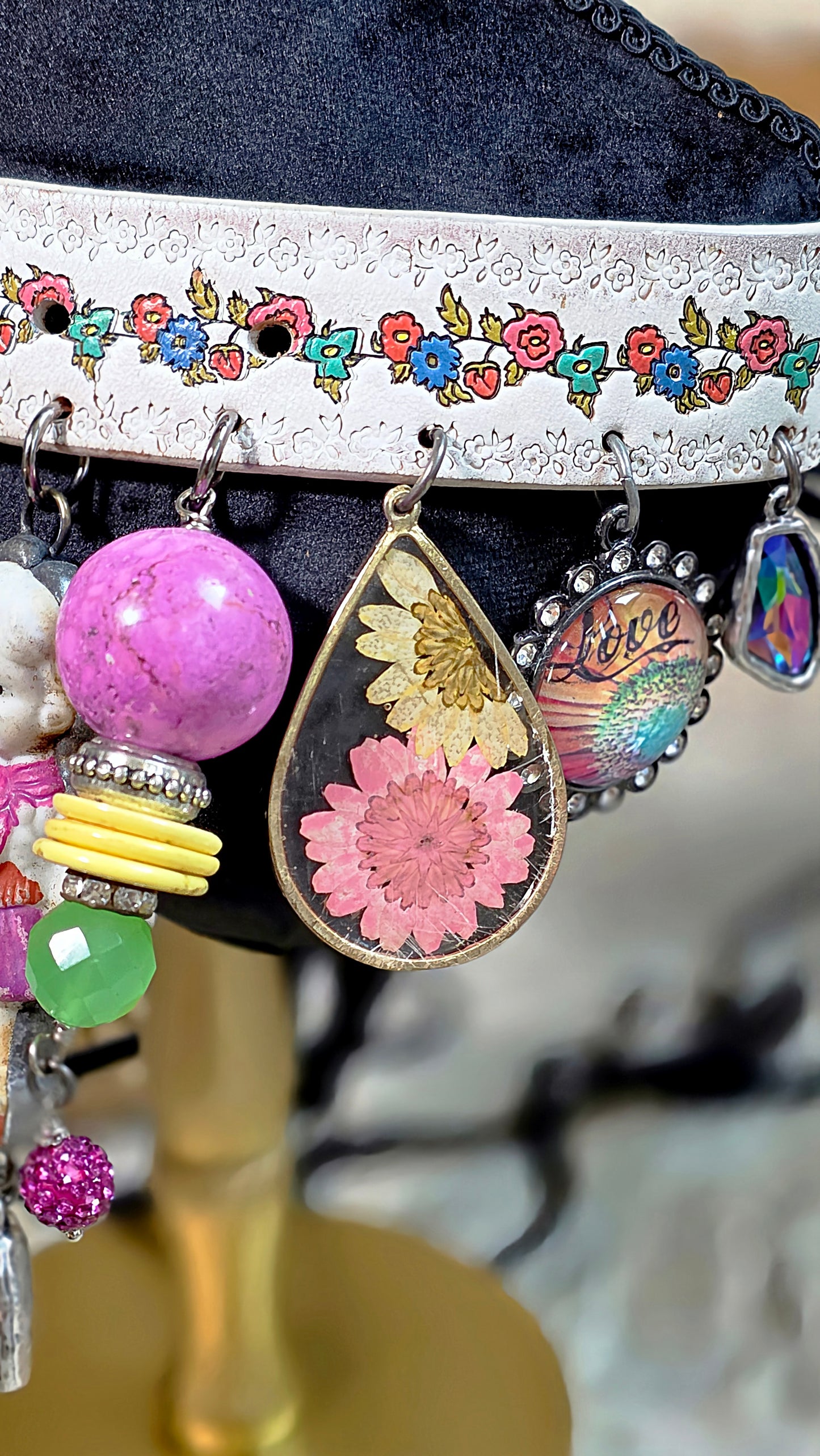 Vintage Garden Whimsy Choker