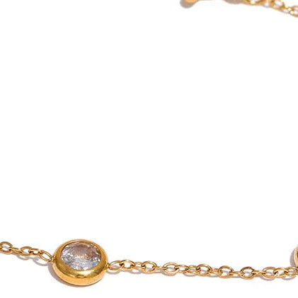 GOLD STATION NECKLACE