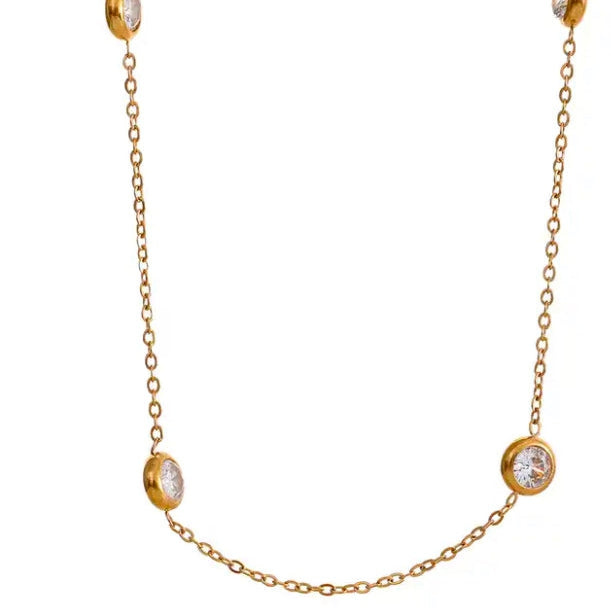 GOLD STATION NECKLACE