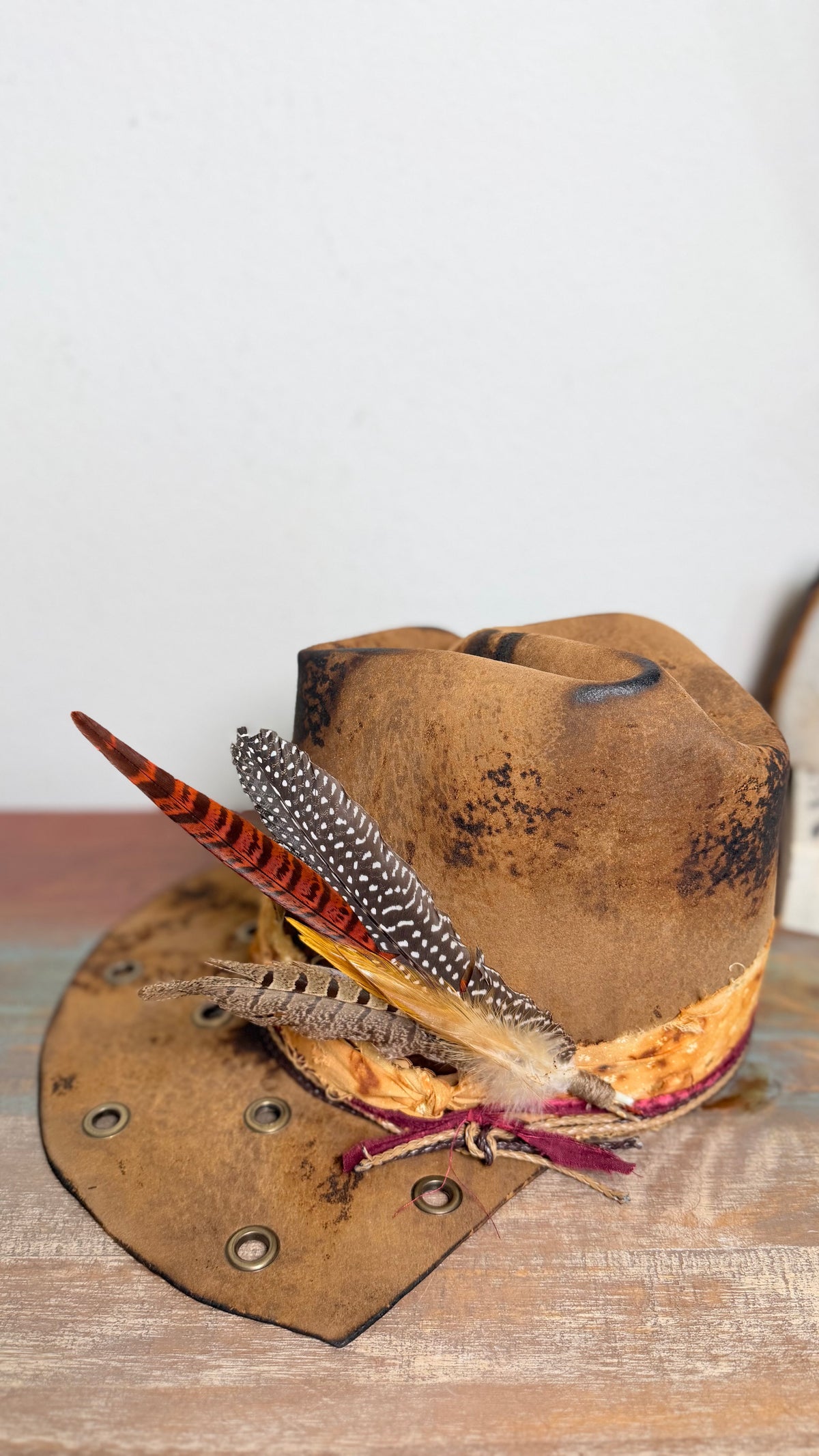 Smoked Timber Fedora Hat