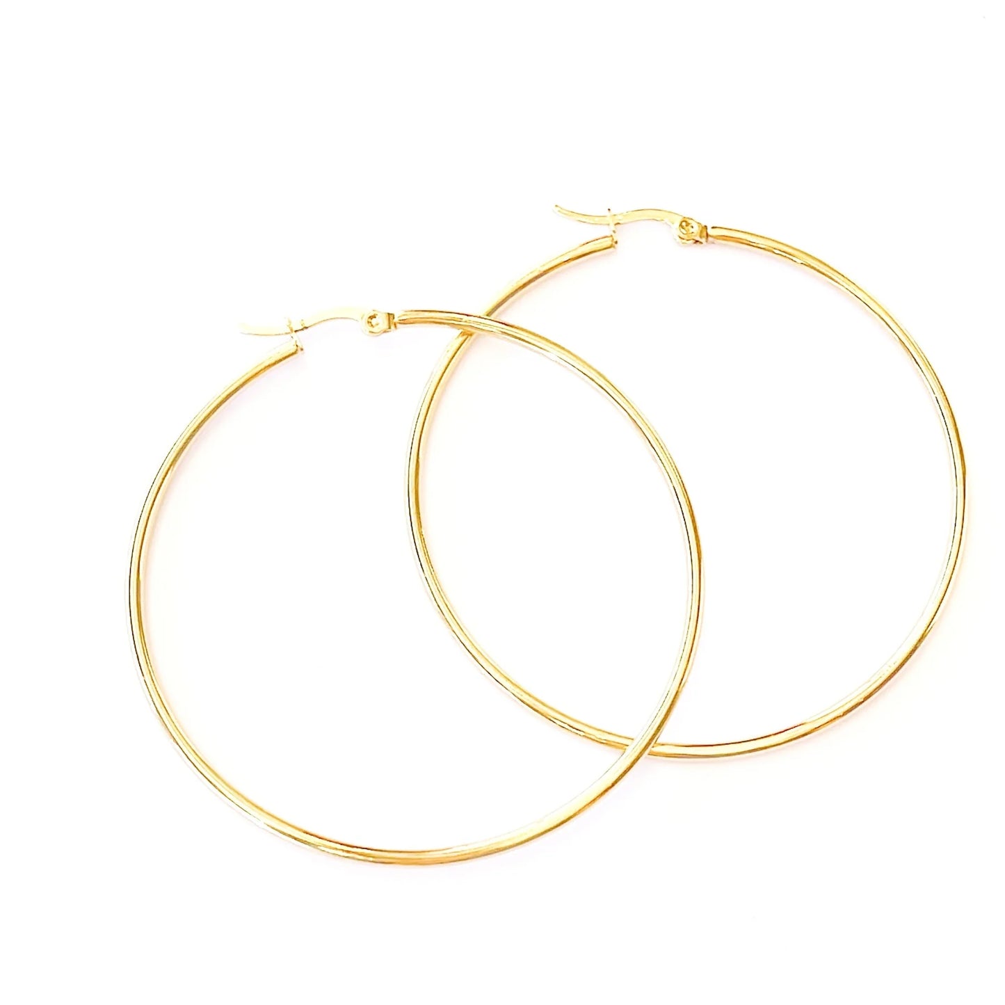 LARGE GOLD HOOPS