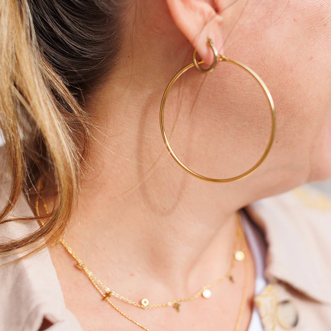 LARGE GOLD HOOPS