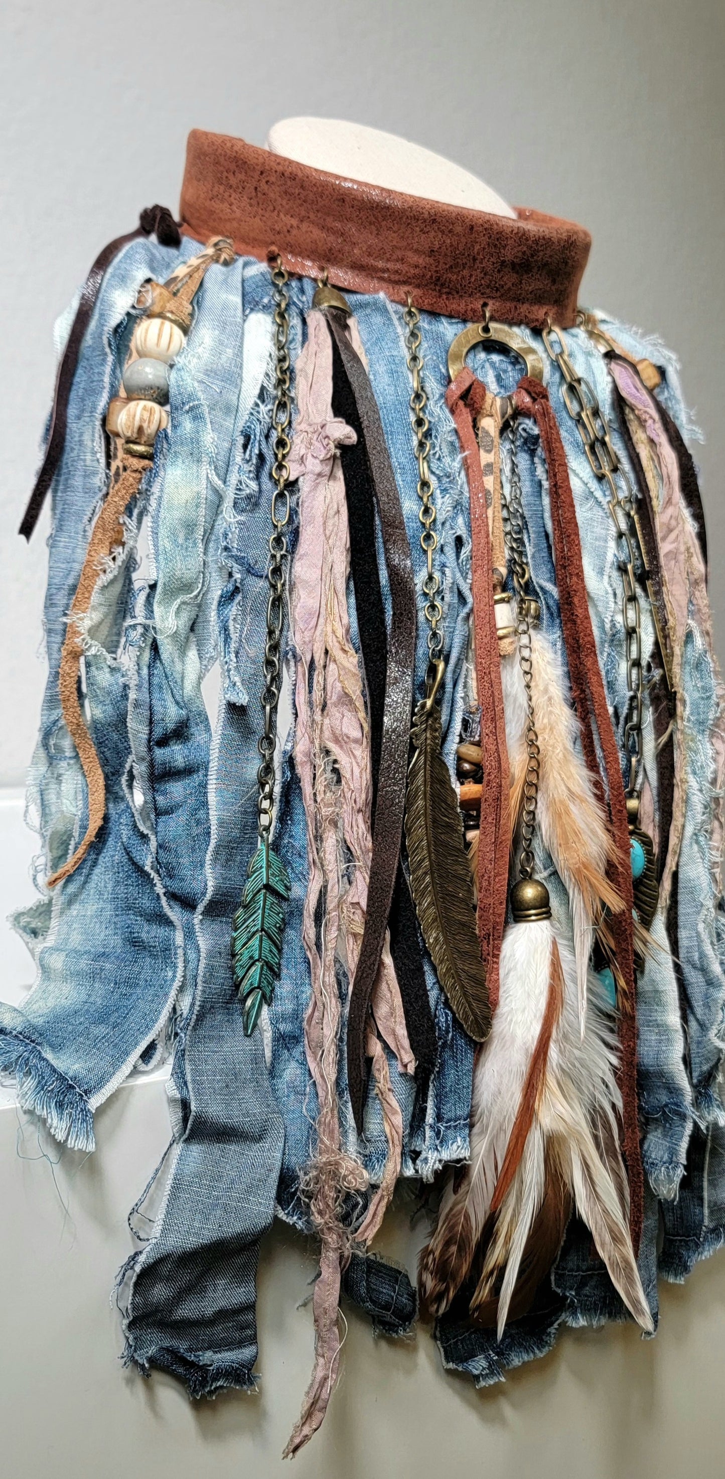 Denim Choker