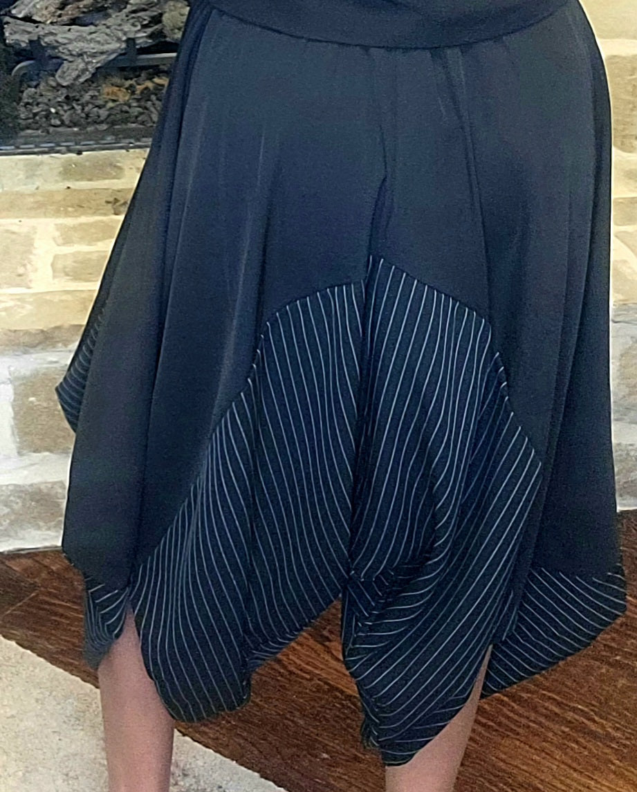 Pinstripe Wide leg pants