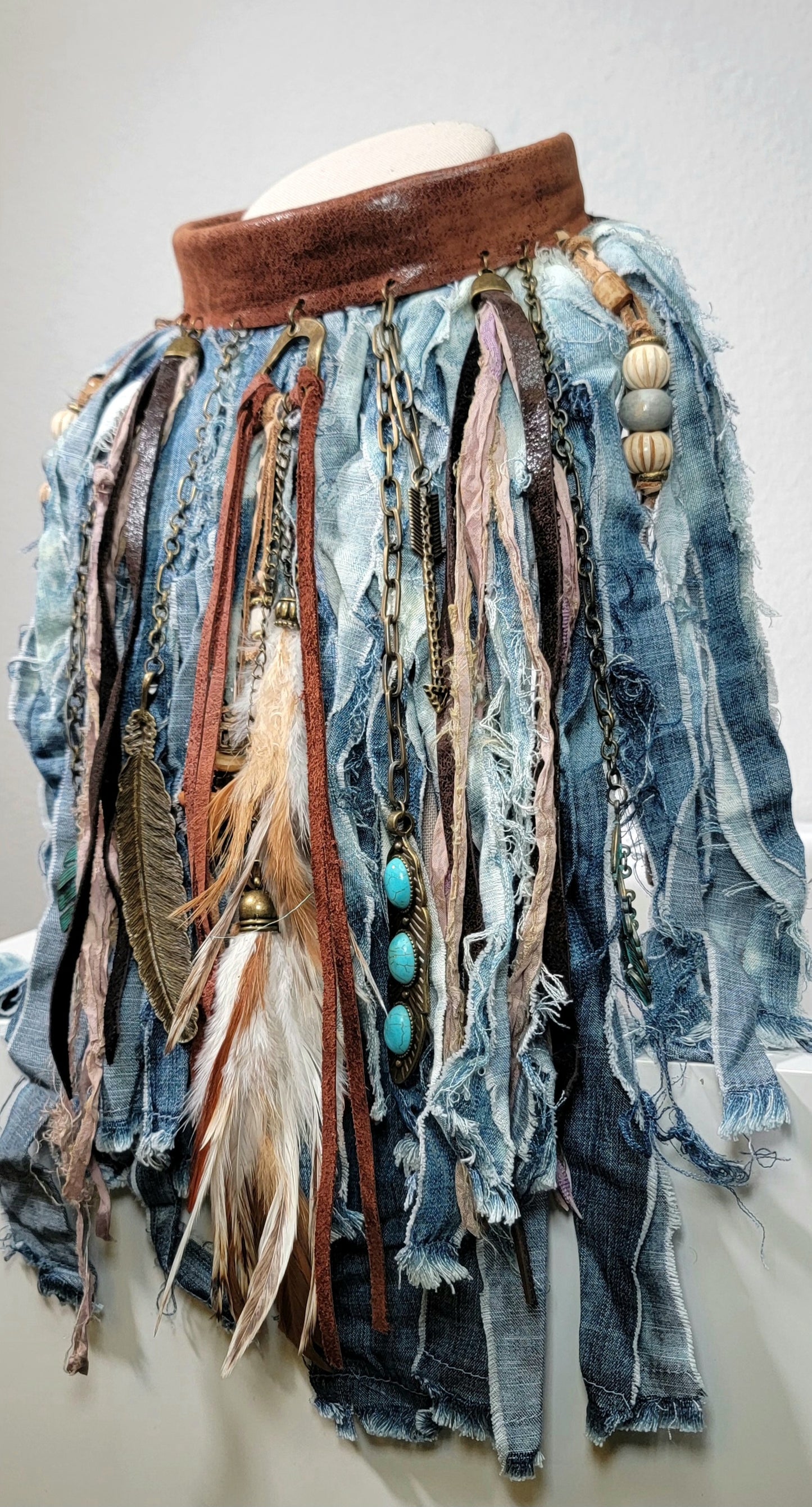 Denim Choker