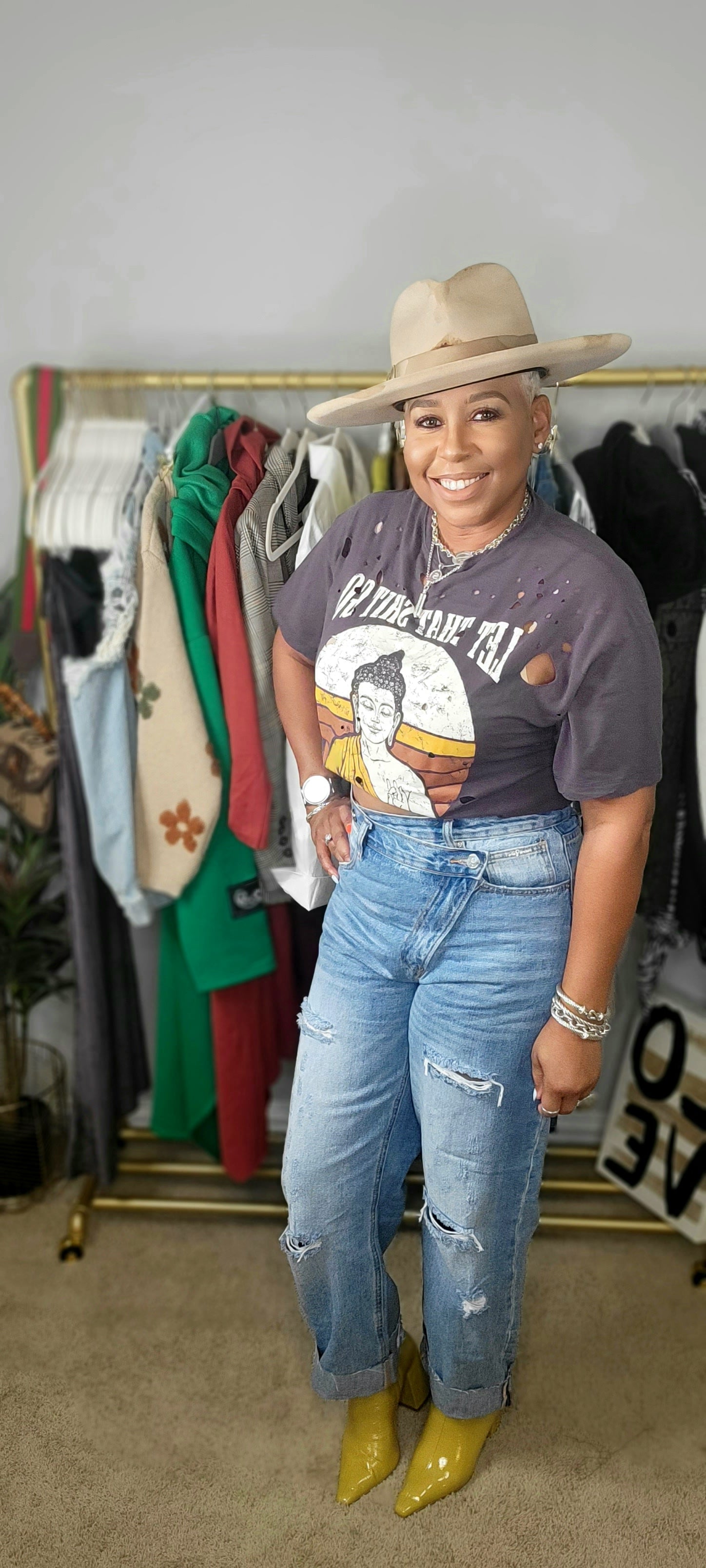 High Rise Crossover Jeans – Classy Wit A Lil Sass