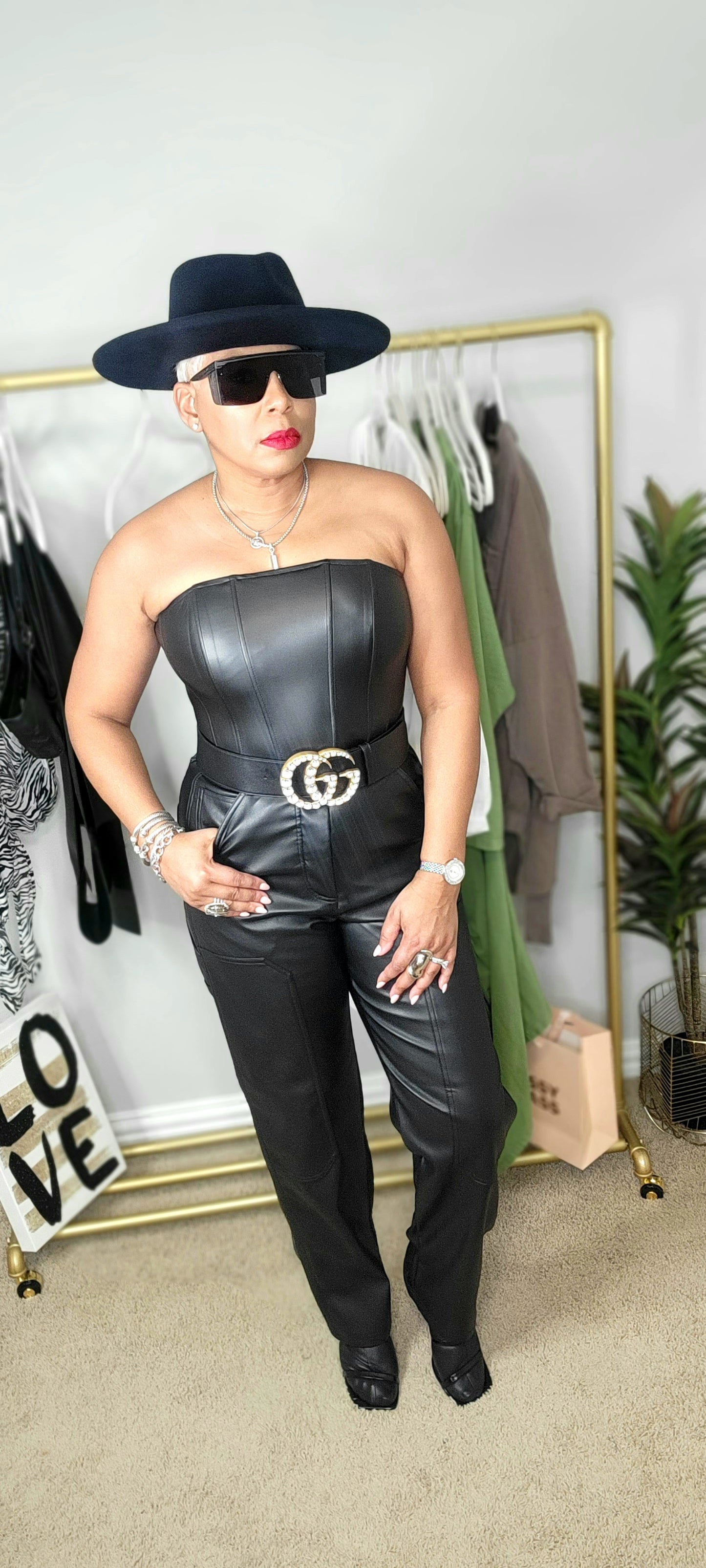 Core Vegan Leather Bustier
