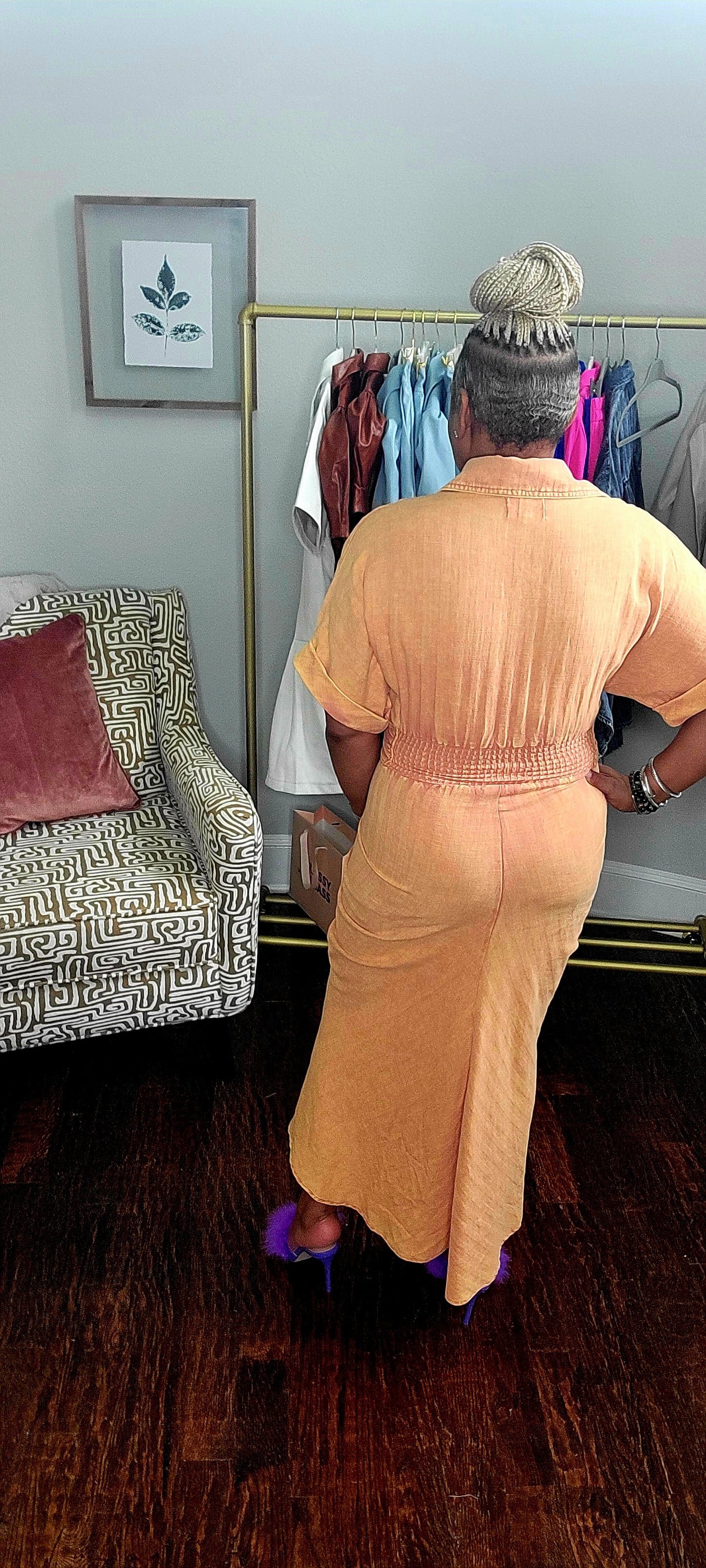 Peach Blossom Dress